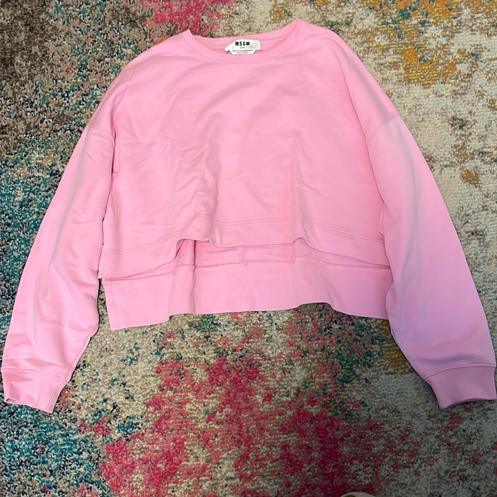 MSGM cropped sweatshirt